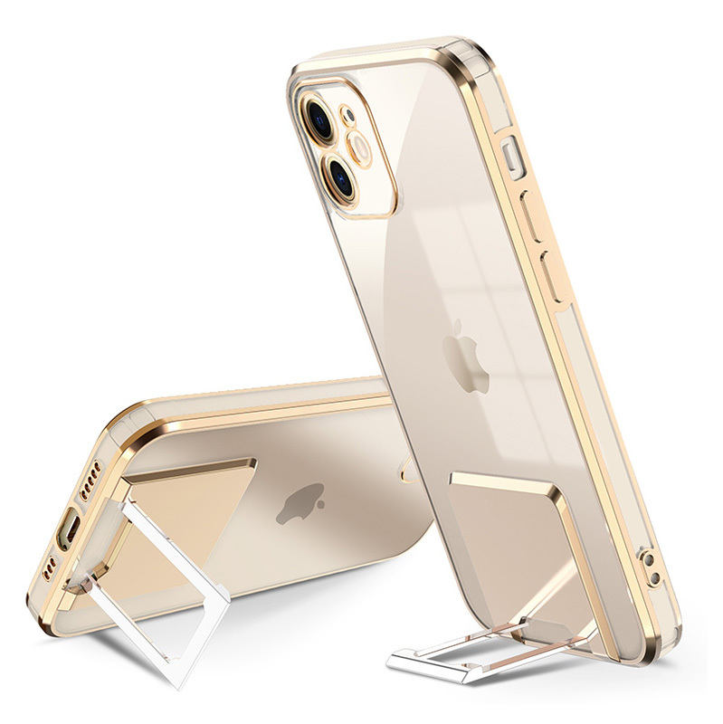 Tel Protect Kryt Kickstand Luxury Case pro Iphone 13 Pro zlatý