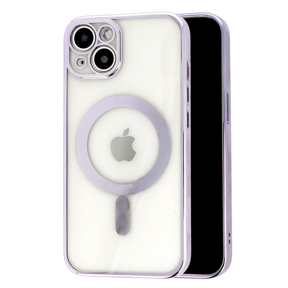 Kryt MagSafe Luxury pro Apple iPhone 13 Mini , barva fialová