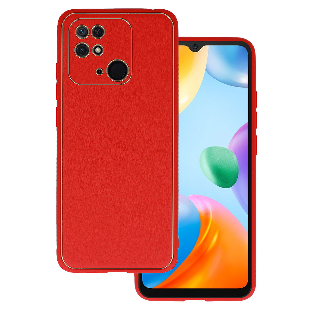 Kryt Luxury pro Xiaomi Redmi 10C , barva červená