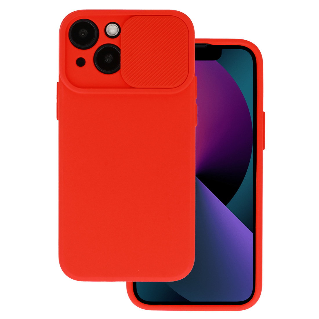 Kryt CamShield pro Apple iPhone X/XS , barva červená