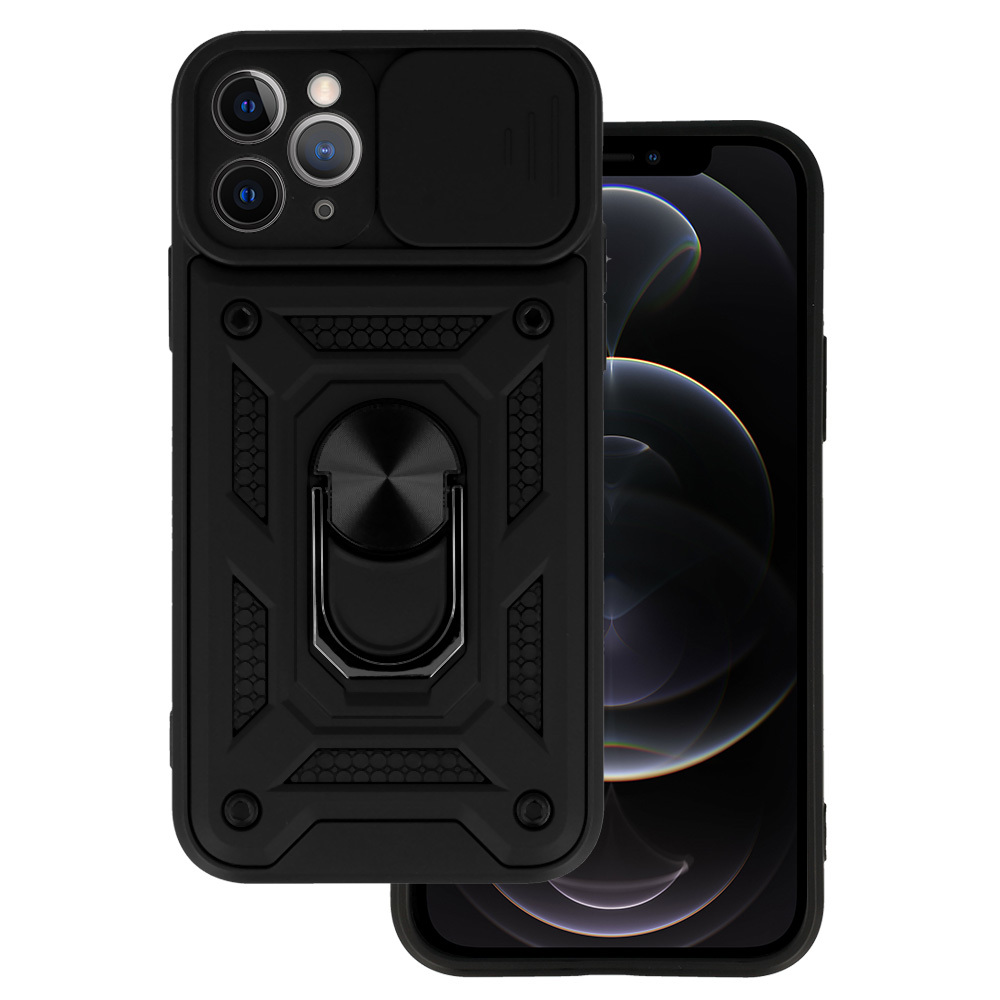 Kryt odolný SlideCam pro Apple iPhone 11 Pro Max , barva černá
