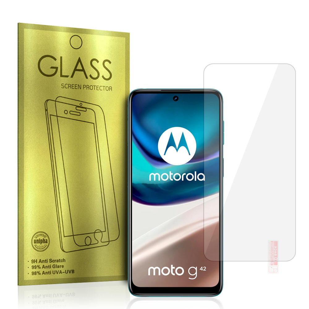 Glass Gold tvrzené sklo na mobil pro MOTOROLA MOTO G42/G62 5G/G71S/G82 5G