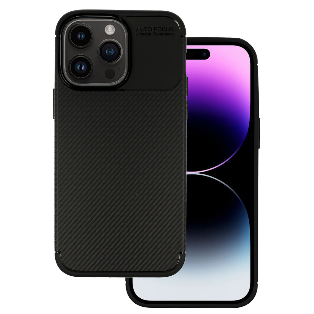 Kryt Vennus Carbon pro Apple iPhone 14 Pro Max , barva černá
