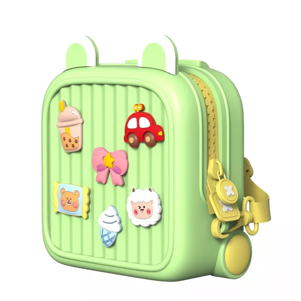 Kids handbag backpack K32 green - Children's handbags - Toptel ...