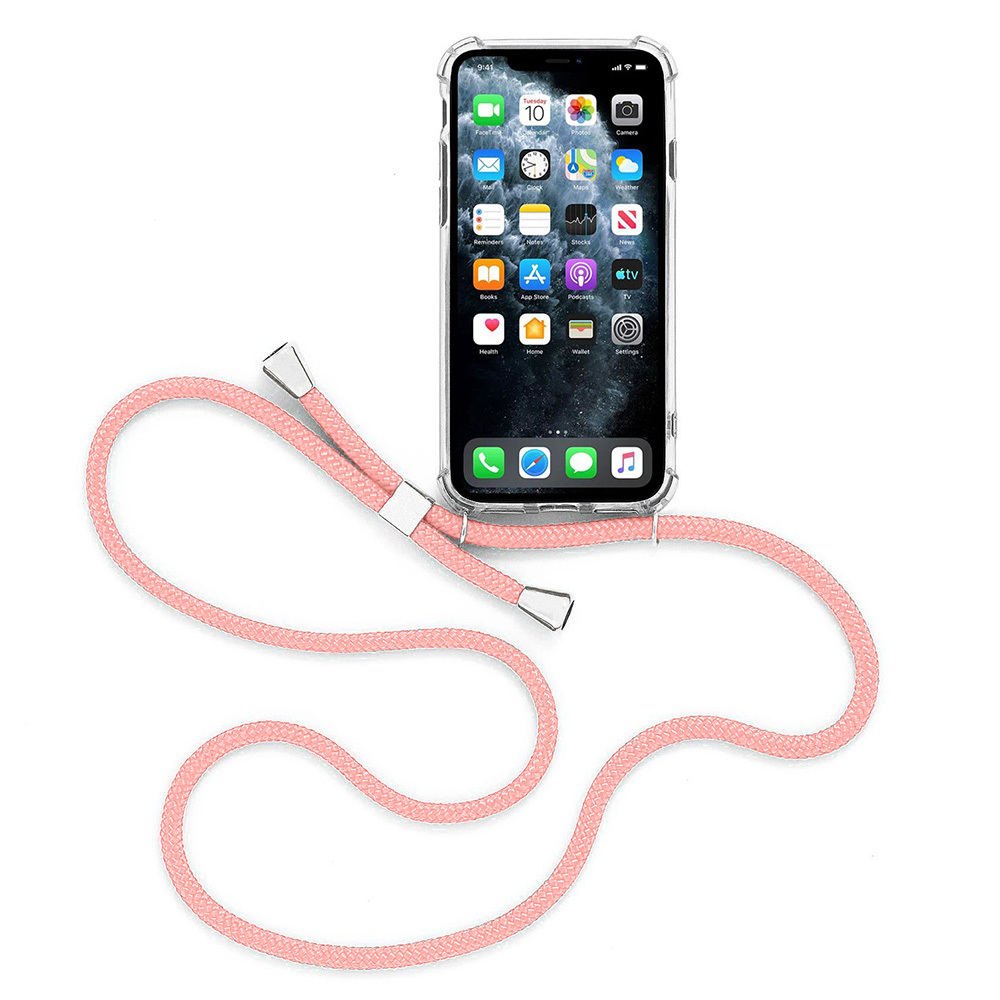 Kryt se šňůrkou pro Apple iPhone 6/6S , barva růžová