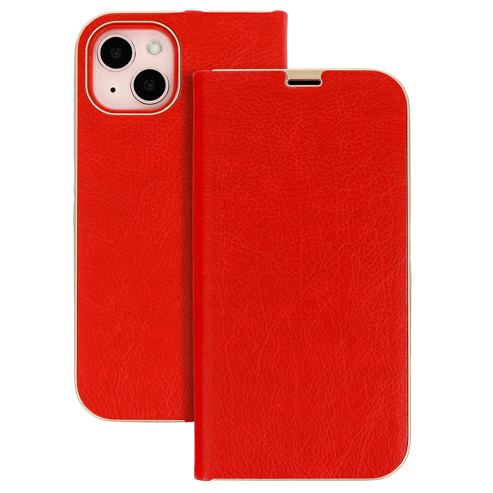 Vennus Knížkové pouzdro s rámečkem pro Samsung Galaxy A04 , barva červená