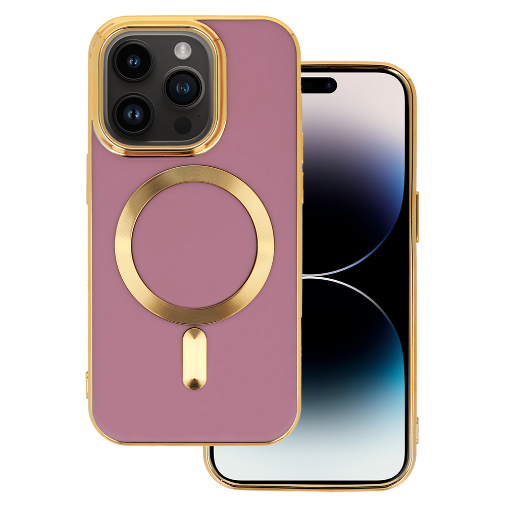 Kryt Magsafe Beauty pro Apple iPhone 14 Pro , barva fialová