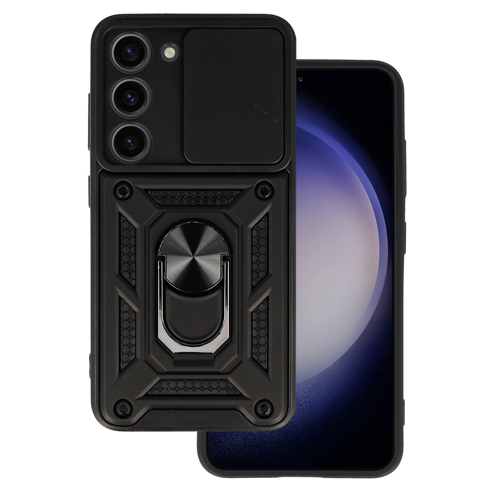 Kryt odolný SlideCam pro Samsung Galaxy S23 , barva černá