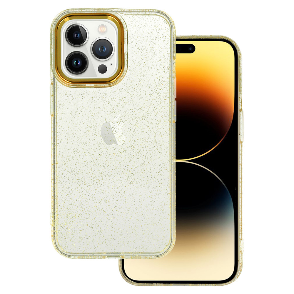 Kryt Lux Glitter pro Apple iPhone 12 Pro Max , barva zlatá