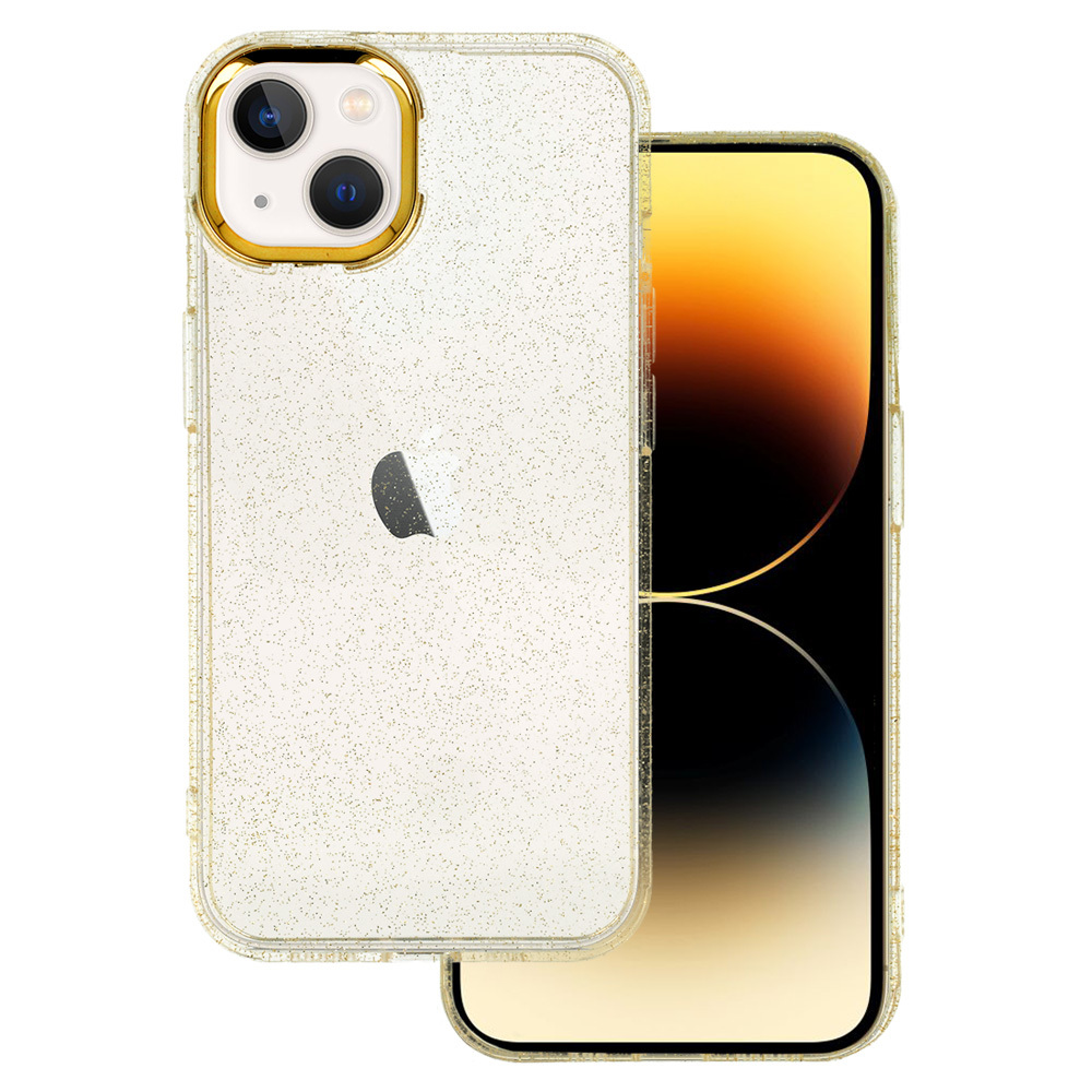 Kryt Lux Glitter pro Apple iPhone 13 , barva zlatá