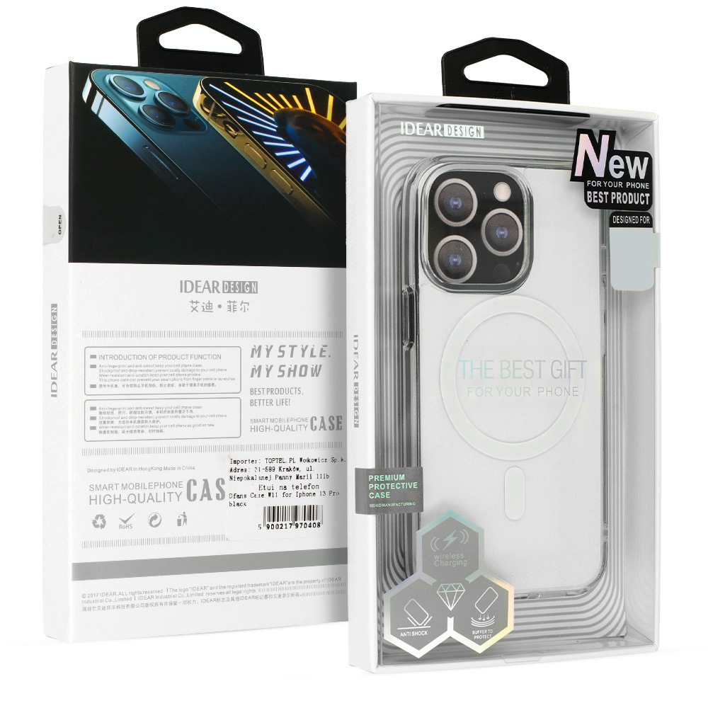 Kryt iDear W06 Magsafe for Apple iPhone 14 Plus , barva čirá