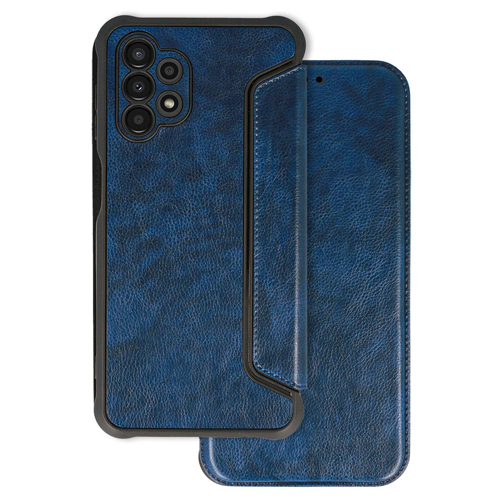 Knížkové pouzdro RAZOR Leather pro Samsung Galaxy A13 4G , barva modrá