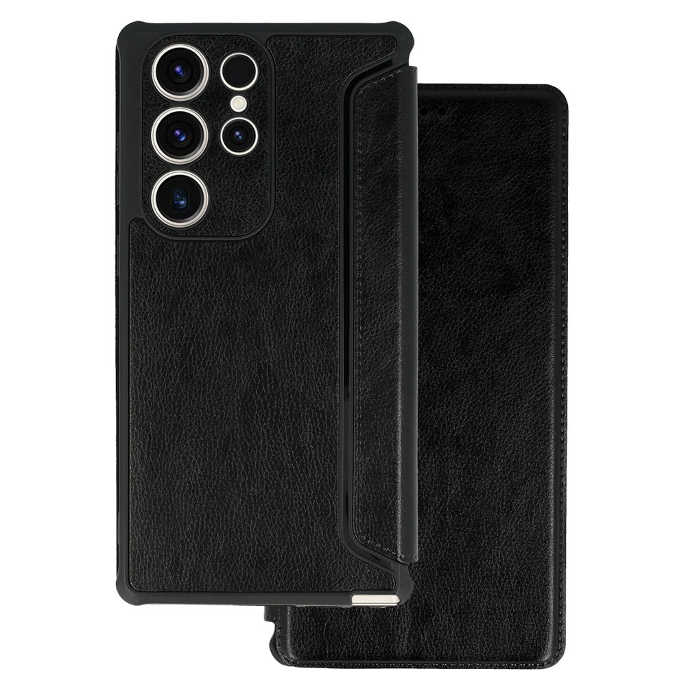Knížkové pouzdro RAZOR Leather pro Samsung Galaxy A14 4G/5G , barva černá
