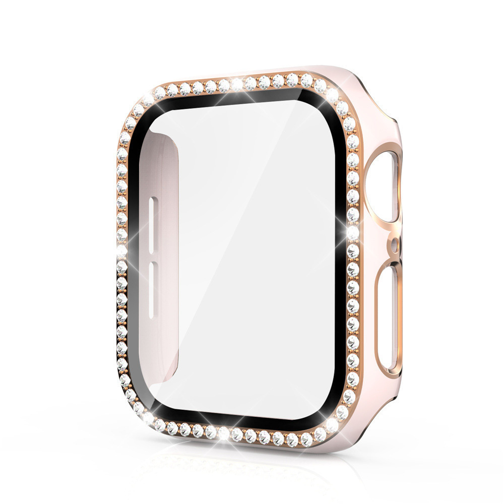 Case for Apple Watch 45mm Diamond pinkgold Toptel Akcesoria GSM