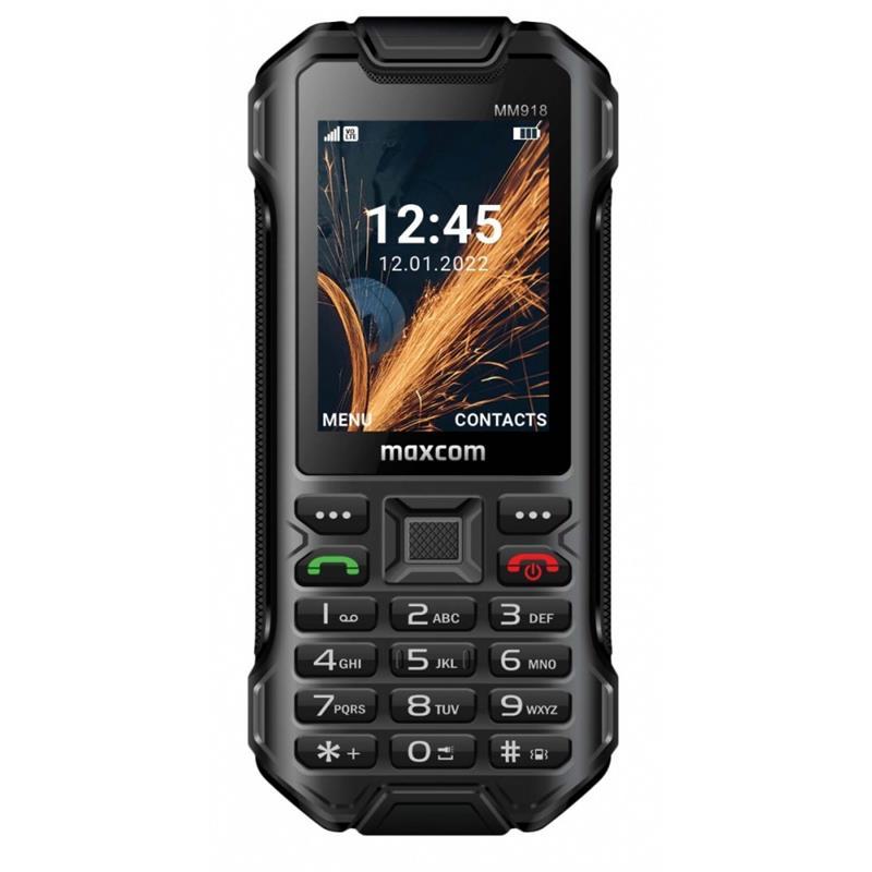 Mobile Phone - MAXCOM MM 918 4G STRONG BLACK - Toptel Akcesoria GSM