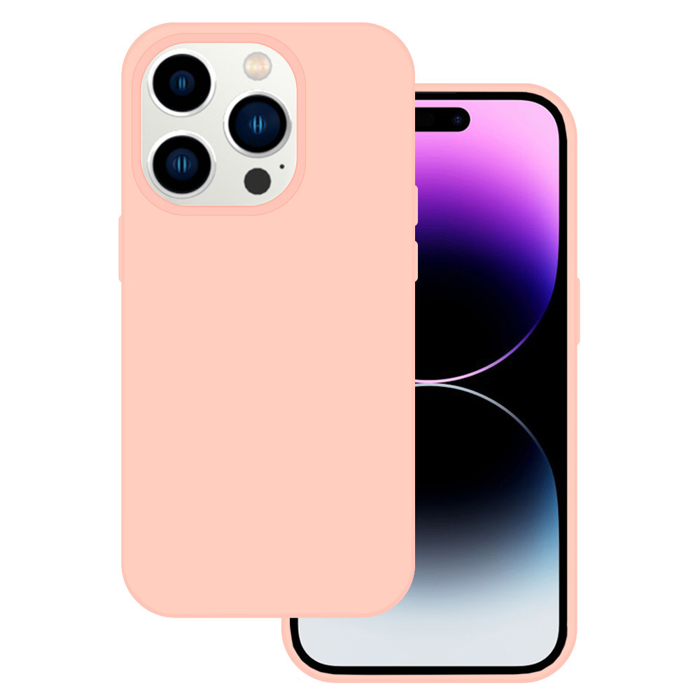 Kryt Silicone Premium pro Apple iPhone 12 , barva růžová