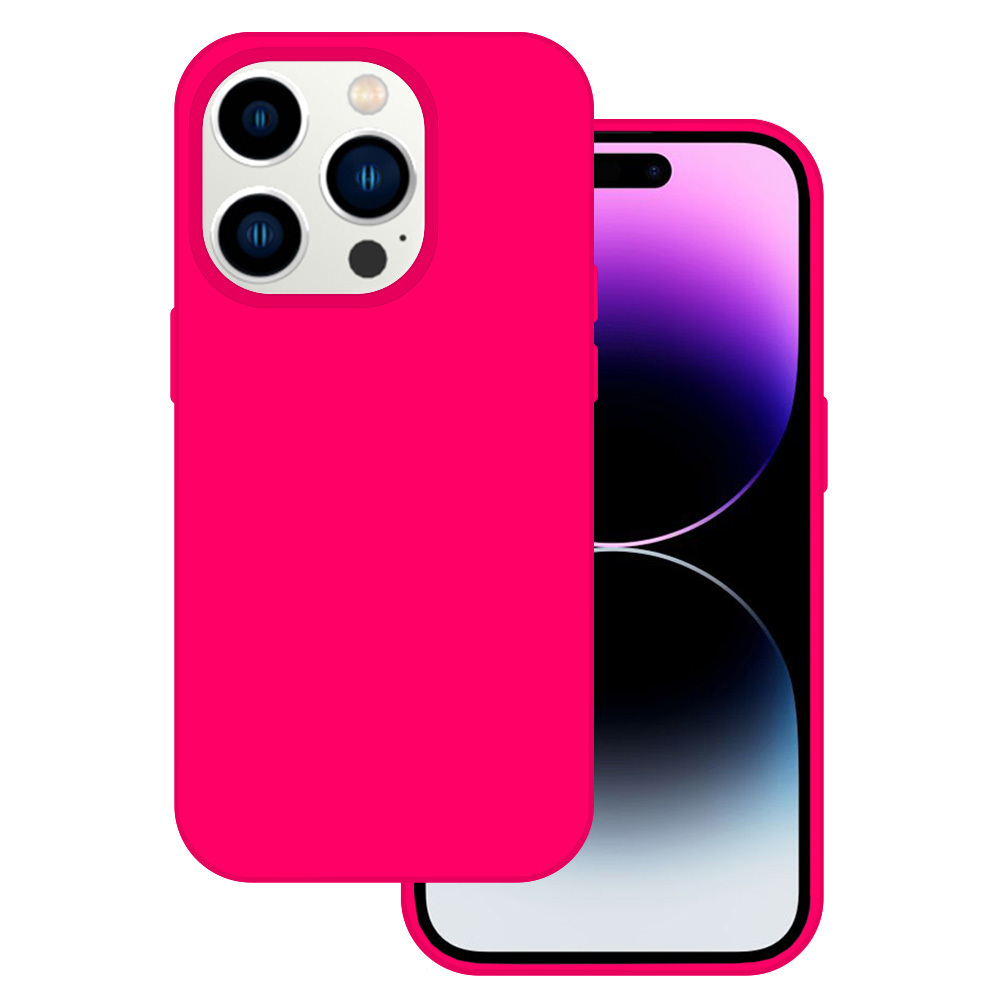 Kryt Silicone Premium pro Apple iPhone 14 Pro , barva růžová