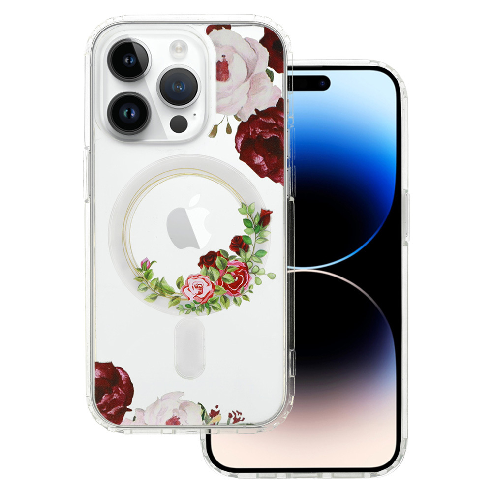 Kryt Flower MagSafe Protect pro Apple iPhone 12 , design 2