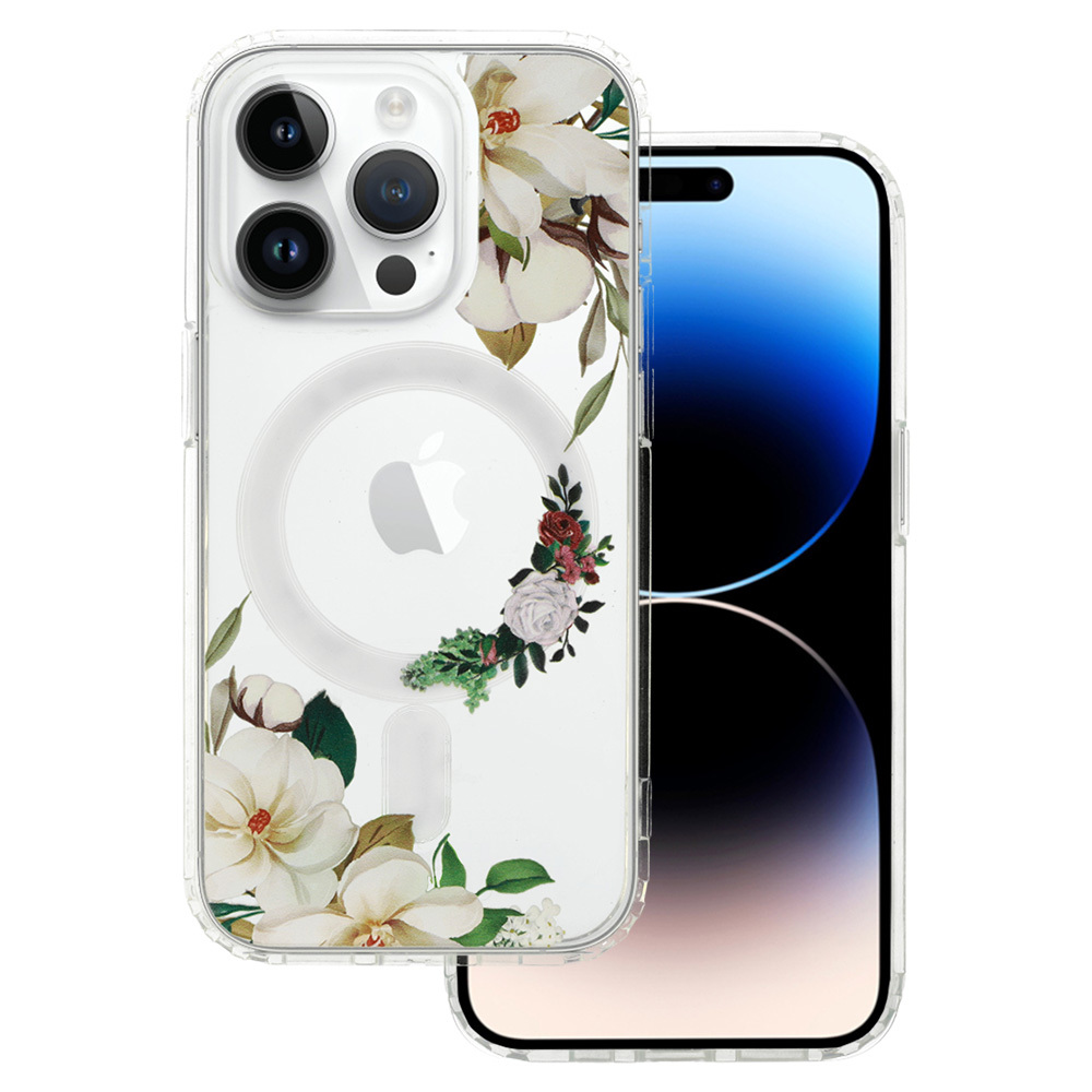 Kryt Flower MagSafe Protect pro Apple iPhone 14 , design 3