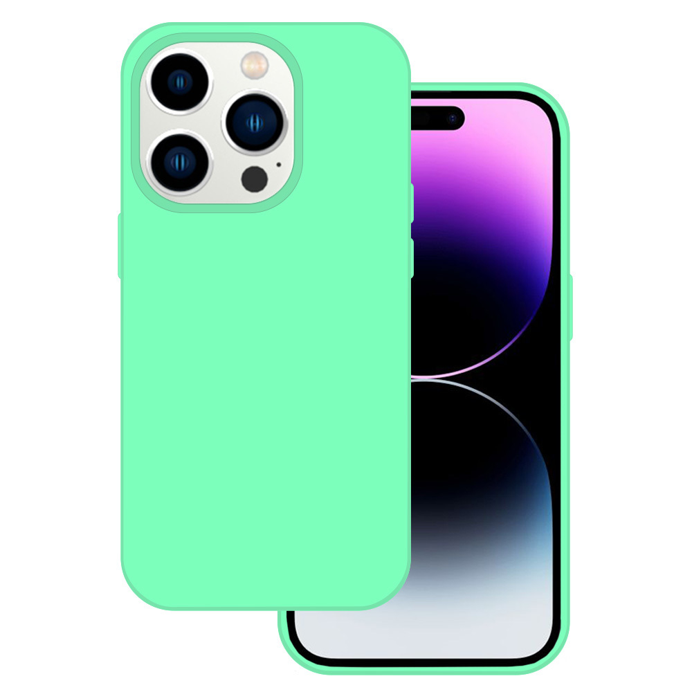 Kryt Silicone Premium pro Apple iPhone 12 , barva mátová