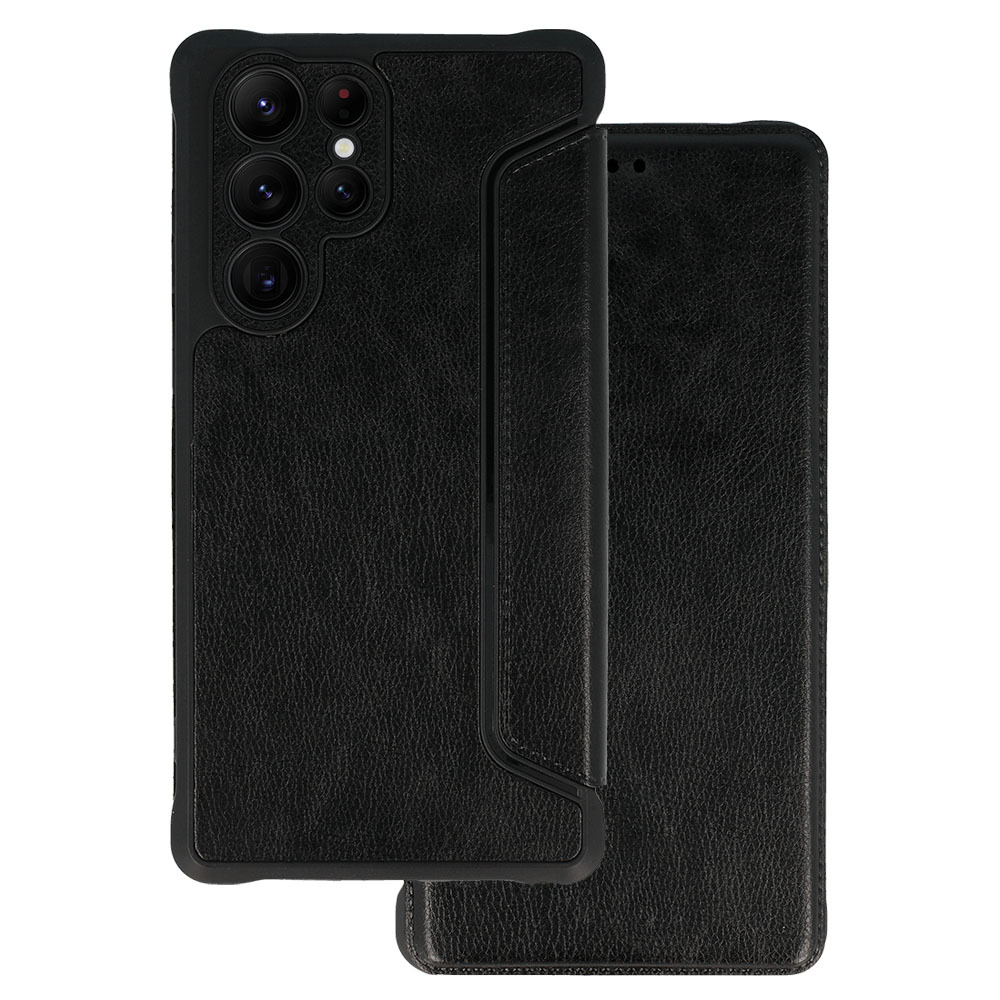 Knížkové pouzdro RAZOR Leather pro Xiaomi Redmi Note 12 5G/Poco X5 , barva černá