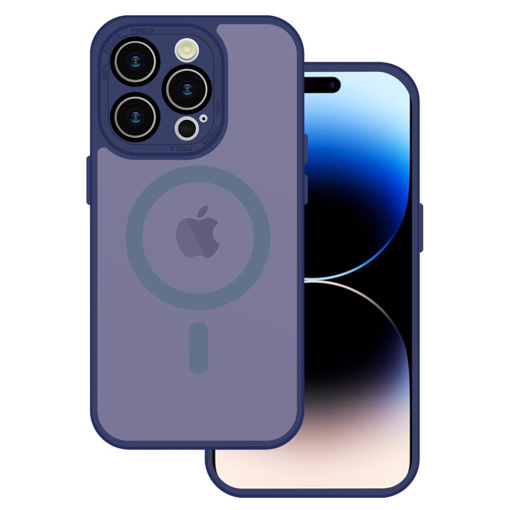 Kryt Magmat MagSafe pro Apple iPhone 12 , barva modrá