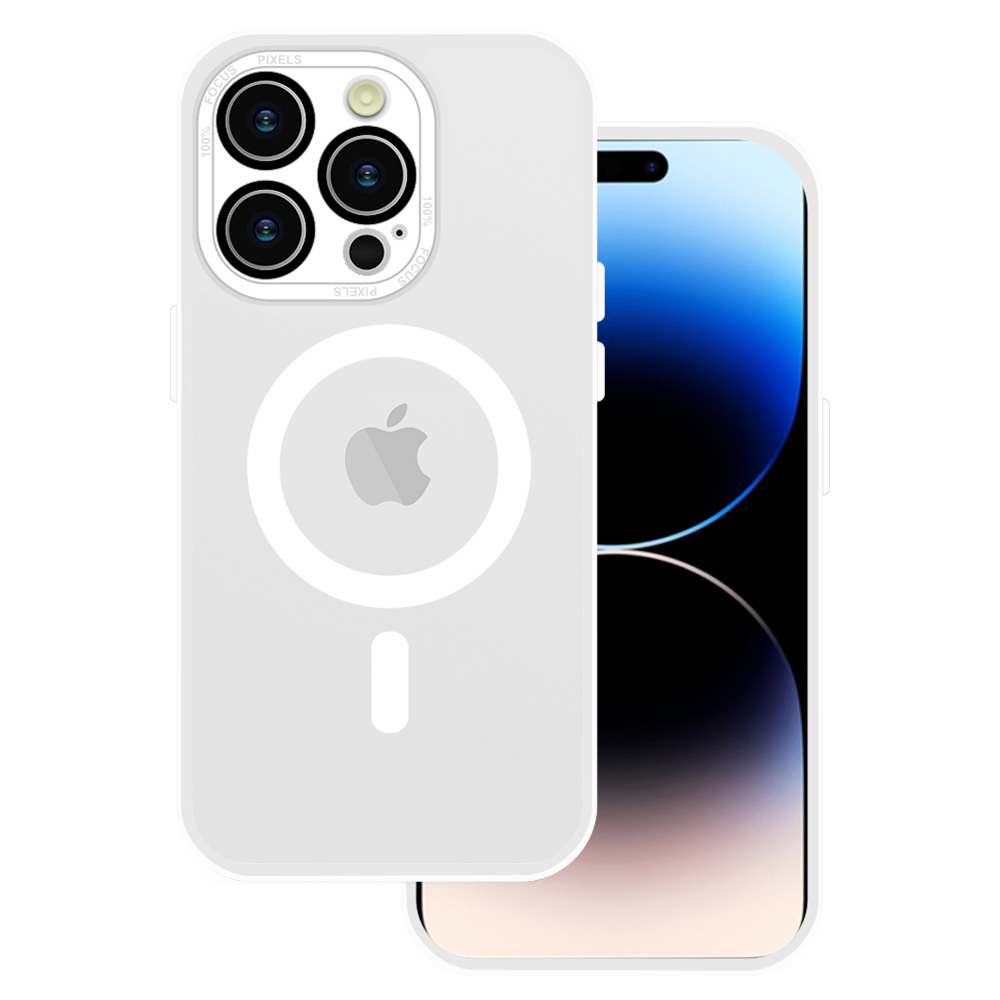 Kryt Magmat MagSafe pro Apple iPhone 13 , barva bílá