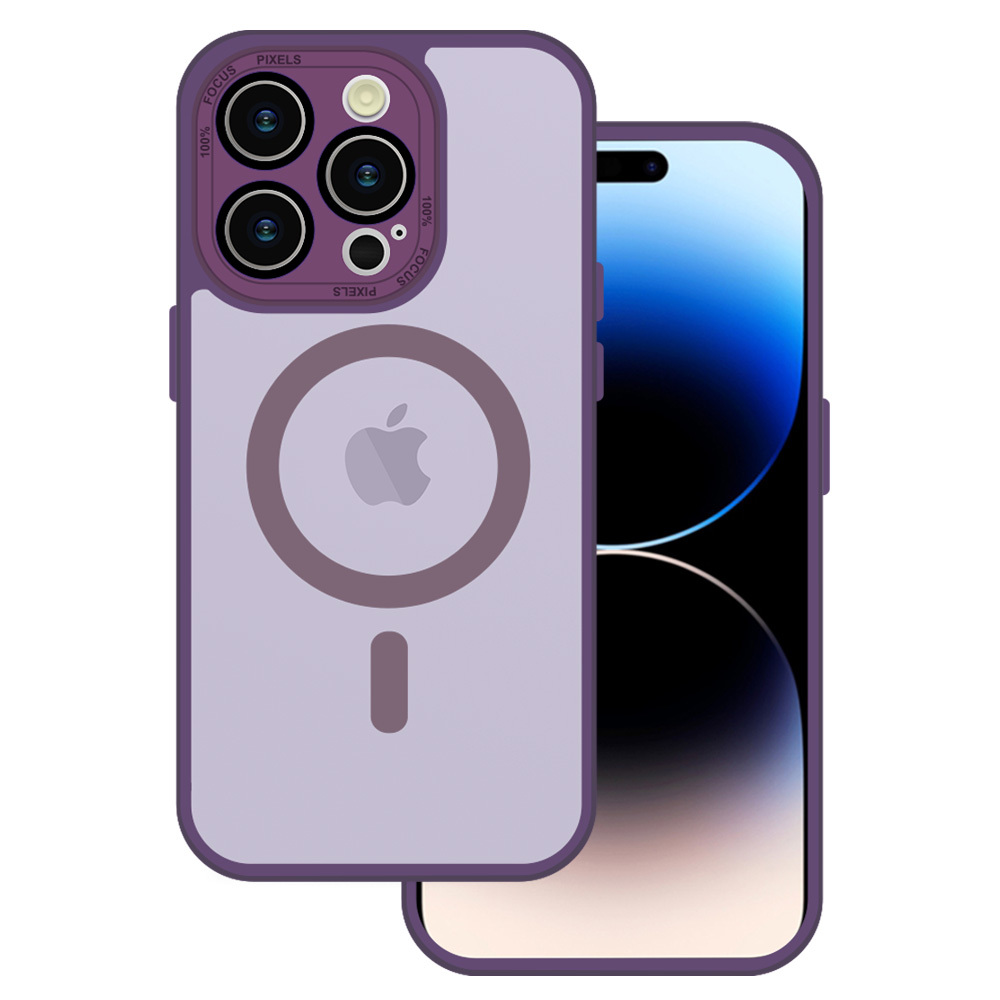Kryt Magmat MagSafe pro Apple iPhone 13 , barva fialová