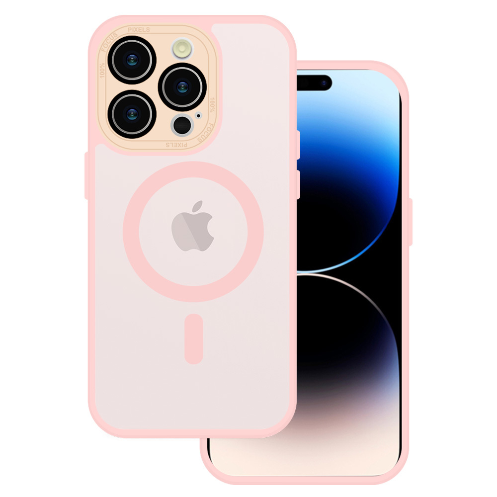 Kryt Magmat MagSafe pro Apple iPhone 13 , barva růžová