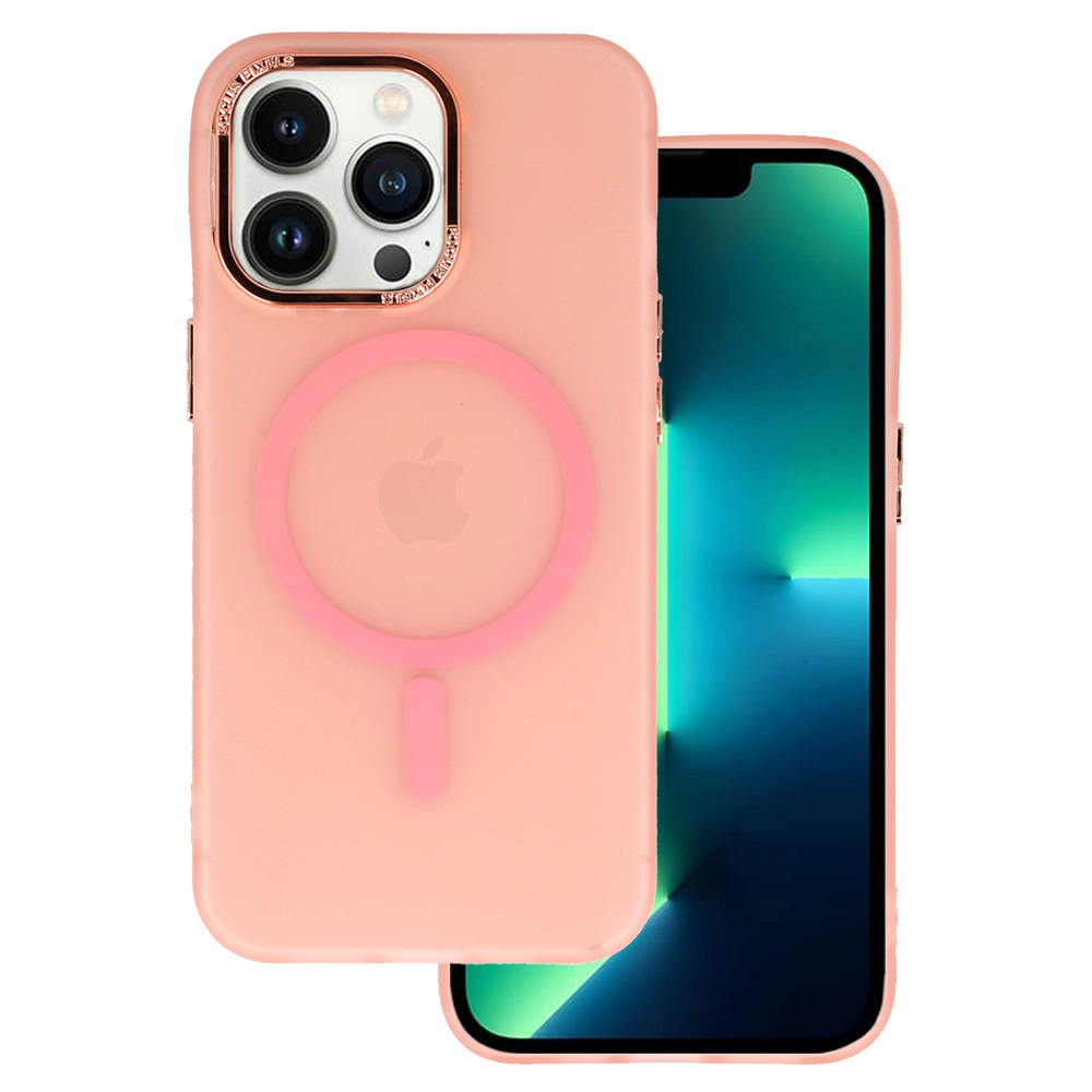 Kryt Frosted MagSafe pro Apple iPhone 13 Pro , barva růžová