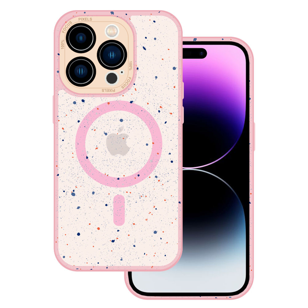 Kryt MagSafe Splash pro Apple iPhone 14 Pro , barva růžová