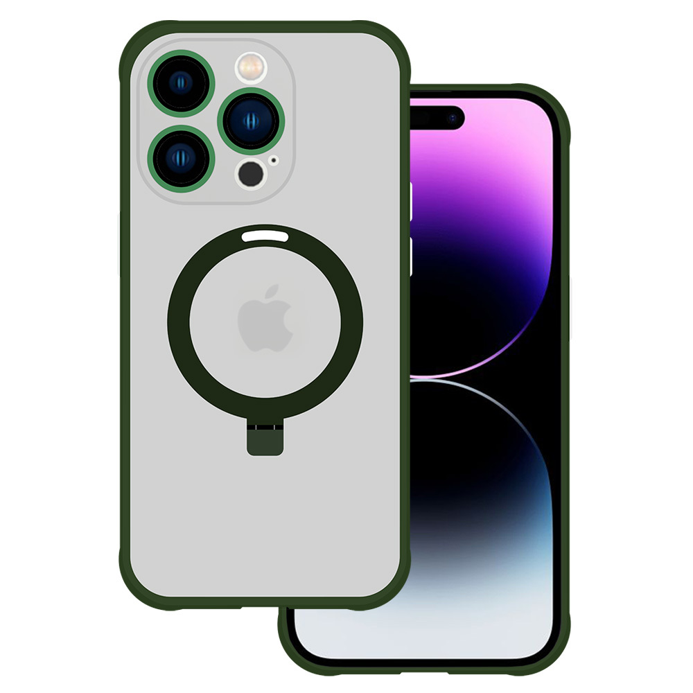 Kryt Magical MagSafe pro Apple iPhone 13 Pro , barva zelená