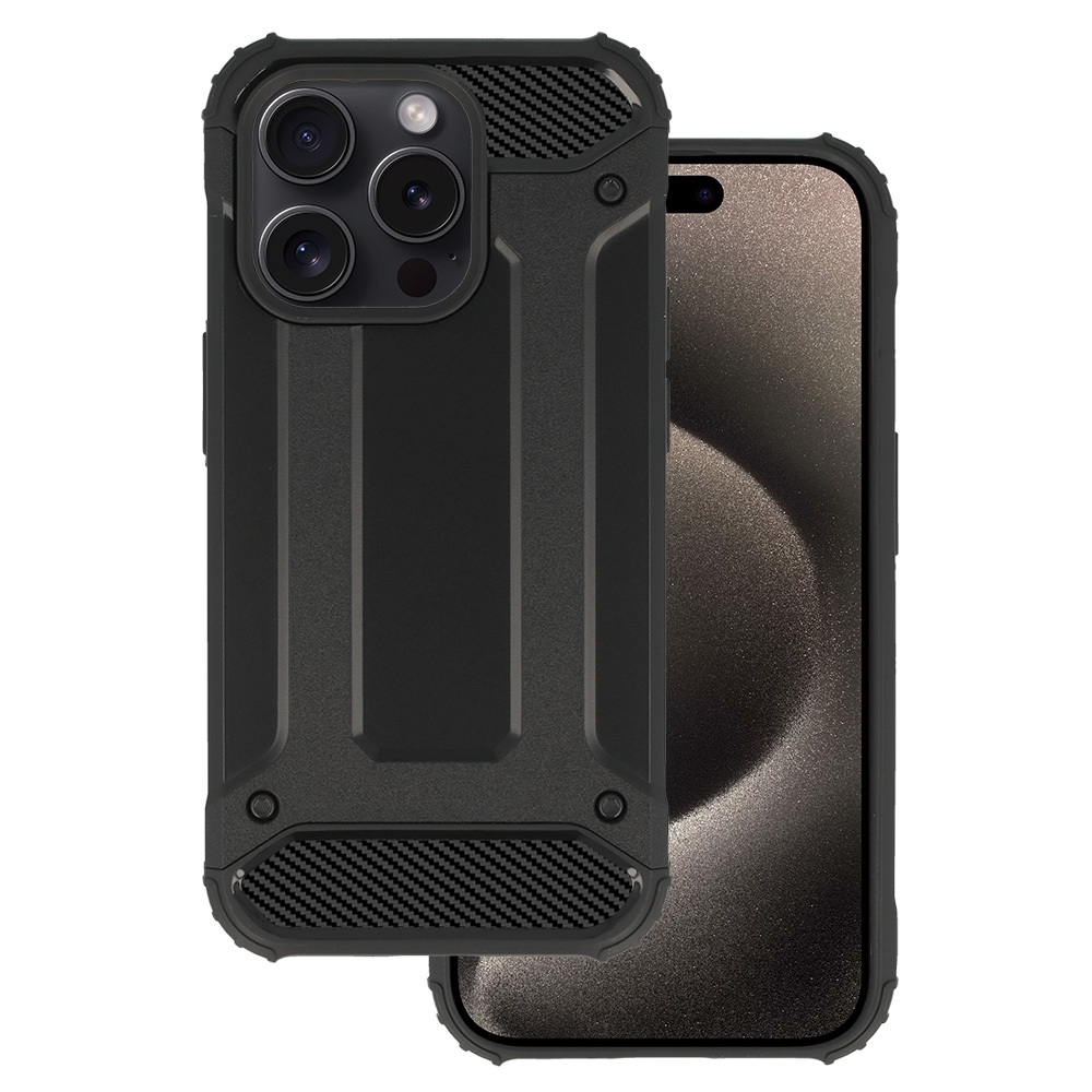 Kryt odolný Armor pro Apple iPhone 15 Pro Max , barva černá