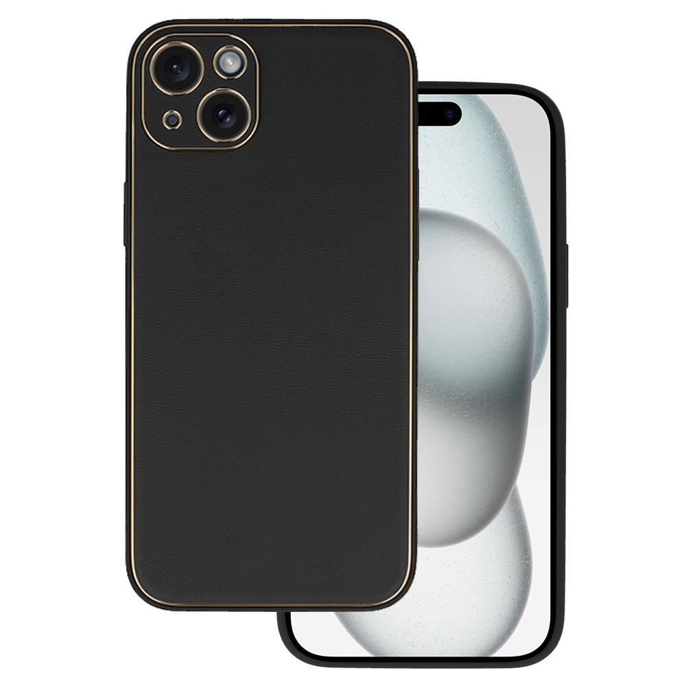 Kryt Luxury pro Apple iPhone 15 Plus , barva černá