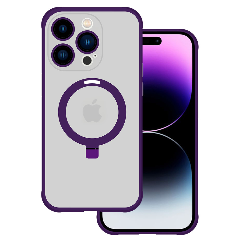 Kryt Magical MagSafe pro Apple iPhone 15 Pro , barva fialová