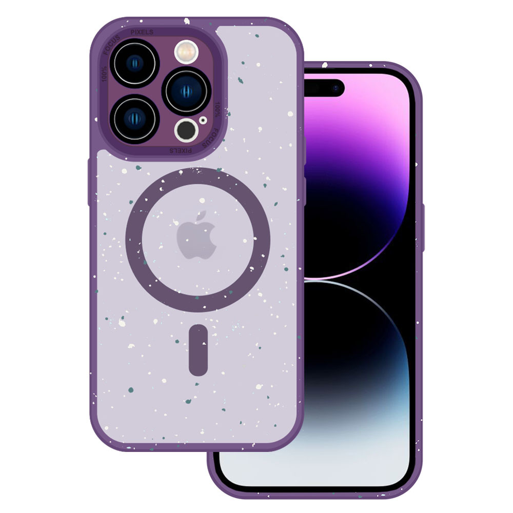 Kryt MagSafe Splash pro Apple iPhone 15 Pro , barva fialová
