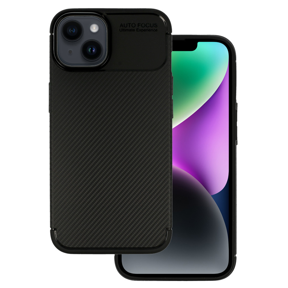 Kryt Vennus Carbon pro Apple iPhone 15 , barva černá