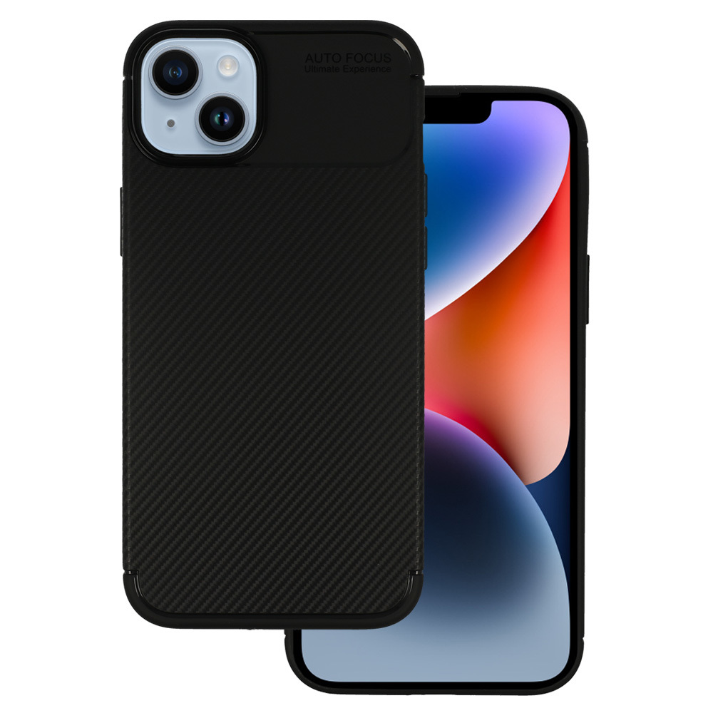 Kryt Vennus Carbon pro Apple iPhone 15 Plus , barva černá