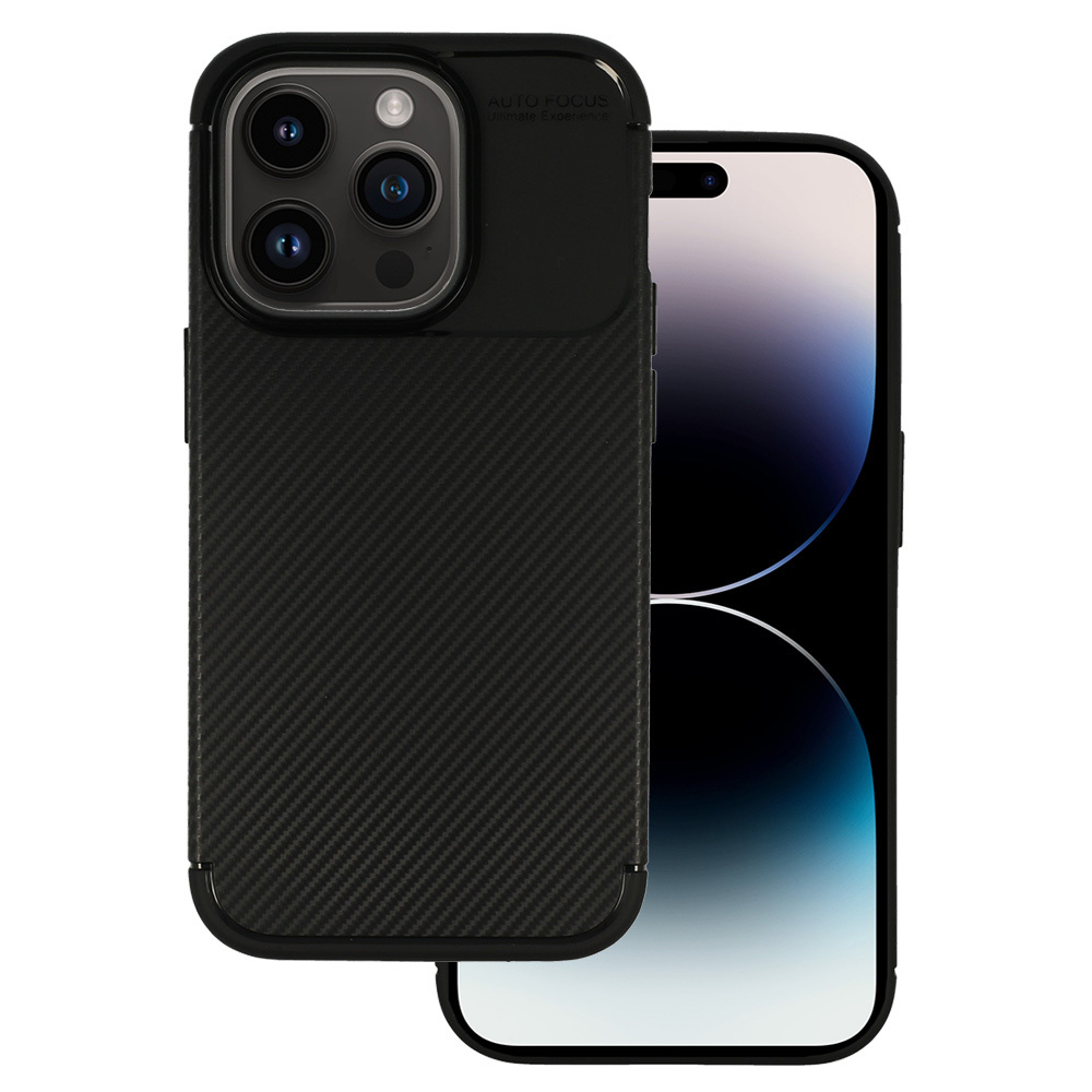 Kryt Vennus Carbon pro Apple iPhone 15 Pro , barva černá