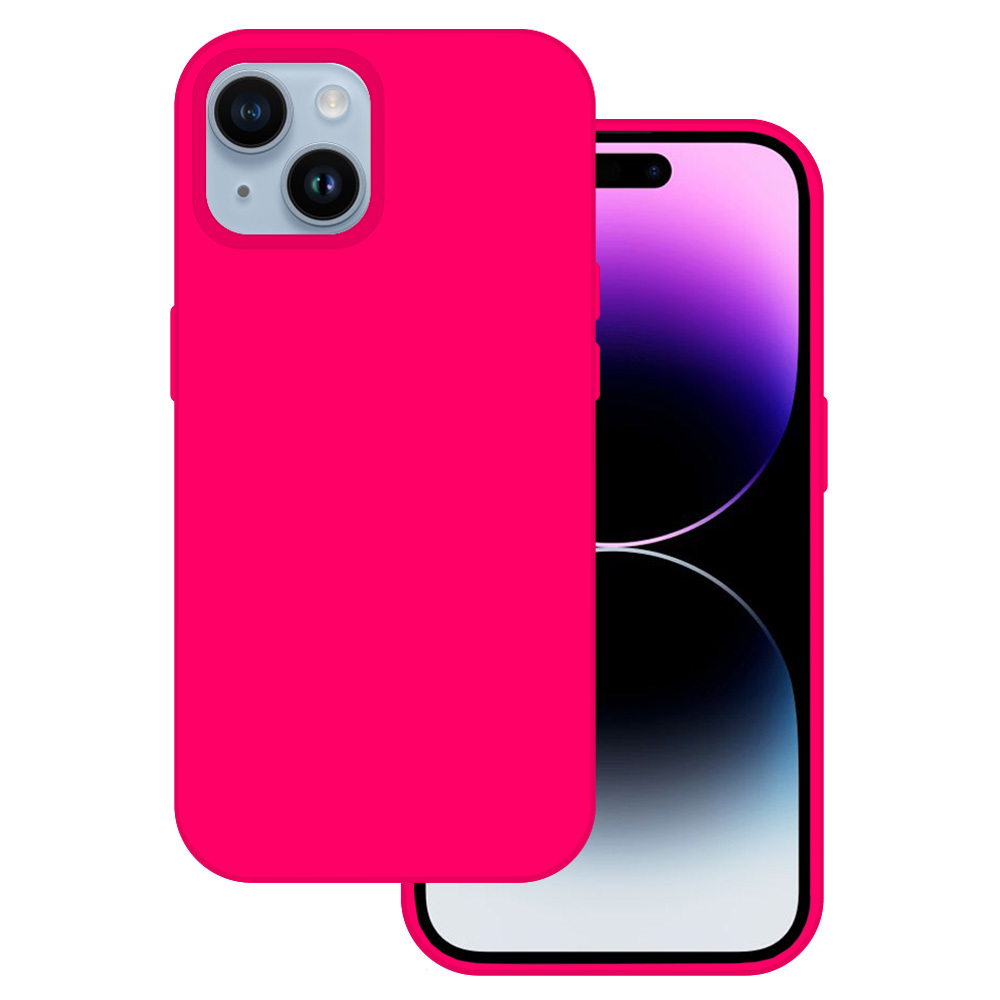 Kryt Silicone Premium pro Apple iPhone 15 Plus , barva růžová