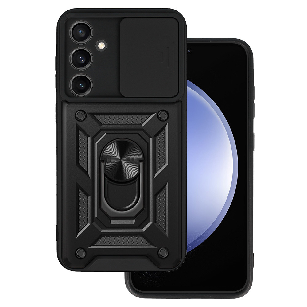 Kryt odolný SlideCam pro Samsung Galaxy S23 FE , barva černá