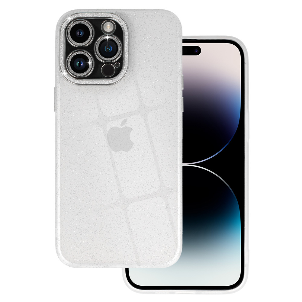 Kryt GlitterCam pro Apple iPhone 13 , barva čirá