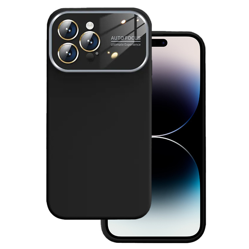 Kryt Soft Silicone Lens pro Apple iPhone 11 , barva černá