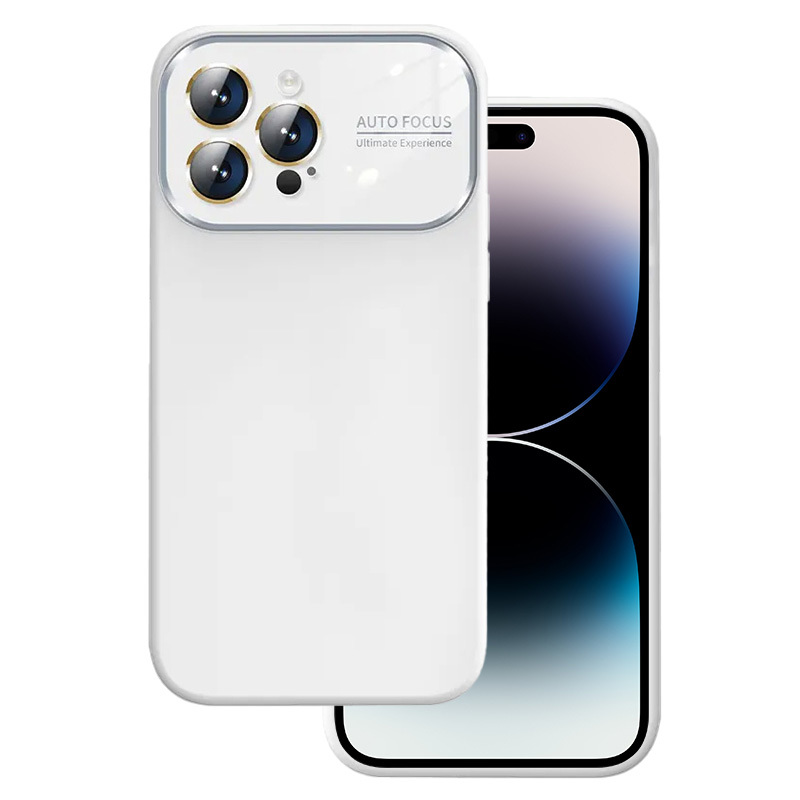Kryt Soft Silicone Lens pro Apple iPhone 11 , barva bílá