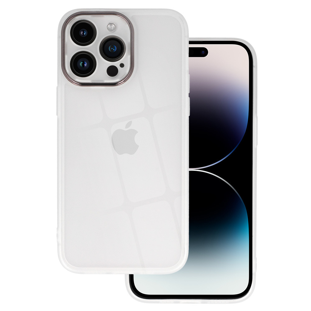 Kryt ProtectLens pro Apple iPhone 14 , barva bílá čirá