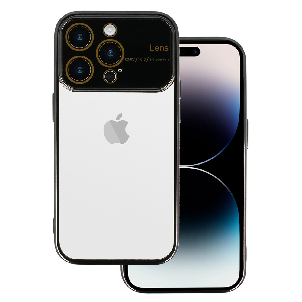 Kryt Electro Lens pro Apple iPhone 12 , barva černá