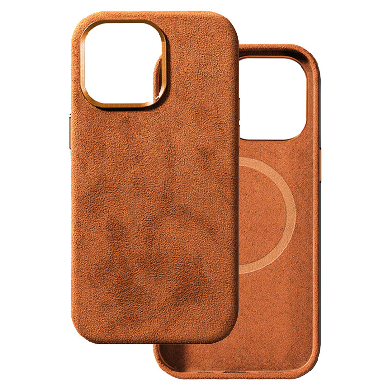 Kryt Alcane MagSafe pro Apple iPhone 15 Plus Brown