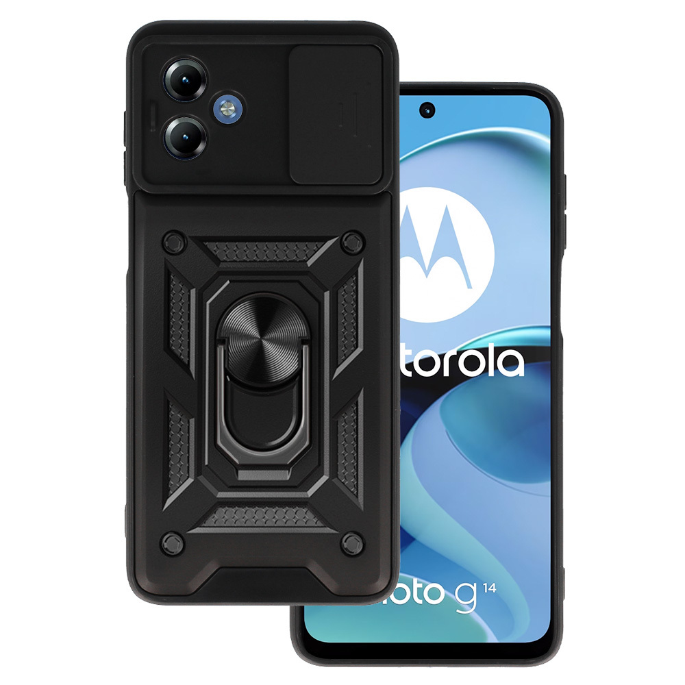 Kryt odolný SlideCam pro Motorola Moto G14 , barva černá