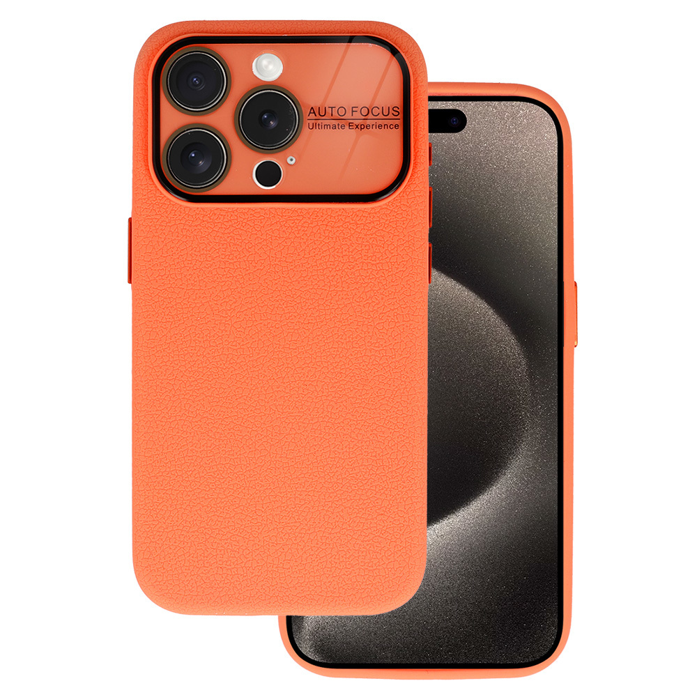 Kryt Lichi Soft pro Apple iPhone 15 orange