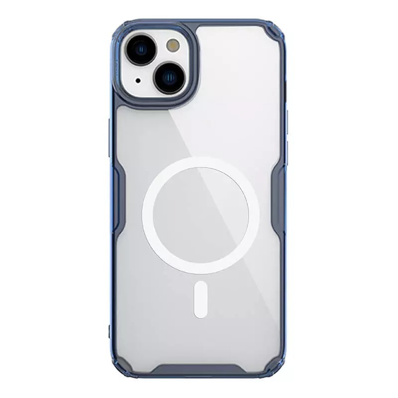 Kryt Nature Pro Magnetic TPU Case for Apple iPhone 14/13 , barva čirá-, barva modrá